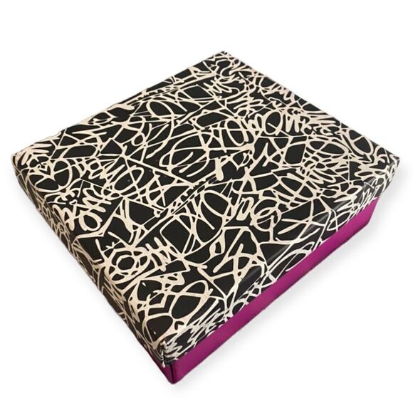 DIANE VON FURSTENBERG Leather Colorblock Pattern Pumps SZ 6.5 - Picture 3 of 6